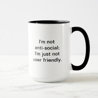 Taza No soy de uso fácil