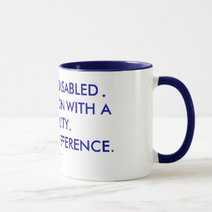TAZA NO SOY LISIADO YO SOY UNA PERSONA CON UNA