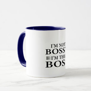 Taza No soy mandona, soy la jefa