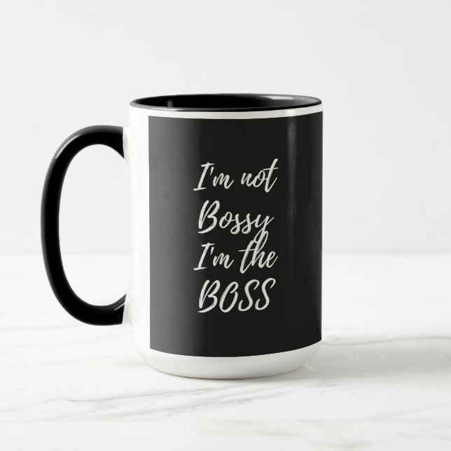 Taza No soy un jefe, soy el jefe. (Izquierda)