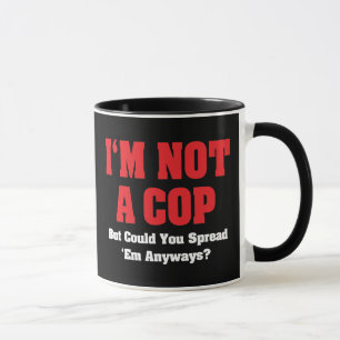 Taza No soy un policía - Humor gracioso y travieso para