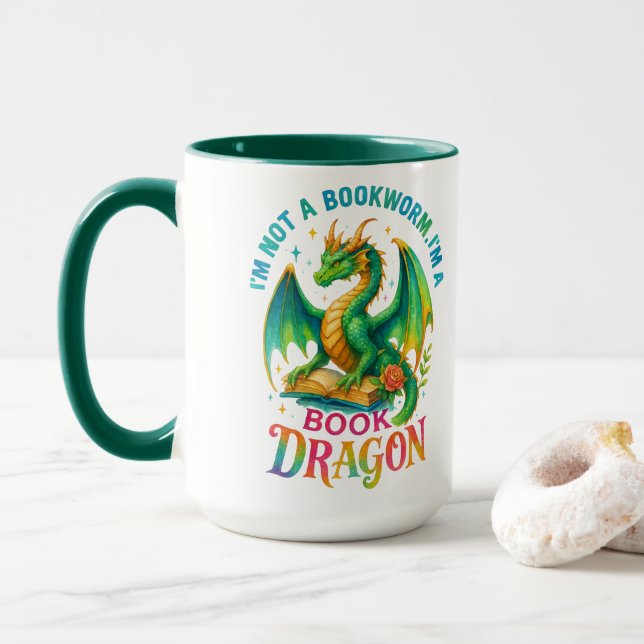 Taza No soy una librera... (Con donut)