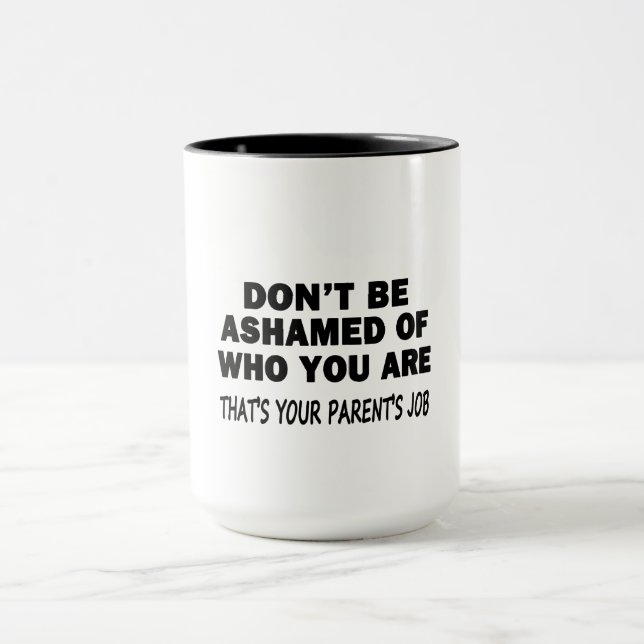 Taza No te avergüences (Centro)