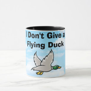 Taza No te des gracia a un pato volador