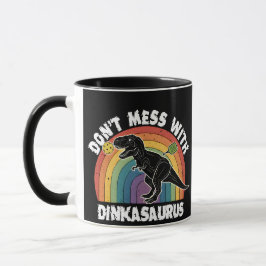 Taza No Te Metas Con Dinkasaurus Pickleball
