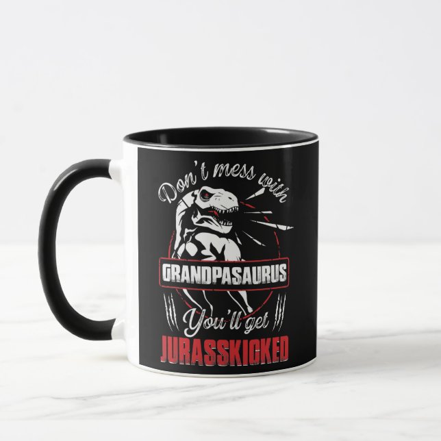 Taza No te metas con el abuelo. (Izquierda)