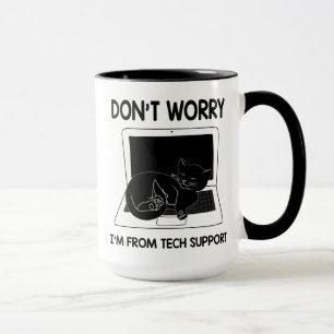 Taza No te preocupes, soy del soporte técnico, regalo