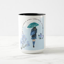 Taza No te tropiezes por algo detrás de ti