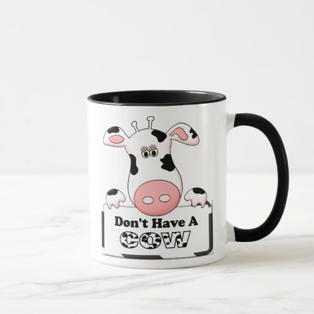 Taza No tengas una vaca (Derecha)