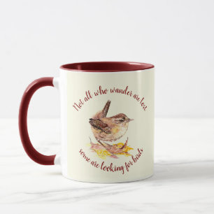 Taza No todos los que perdieron - algunos buscando pája