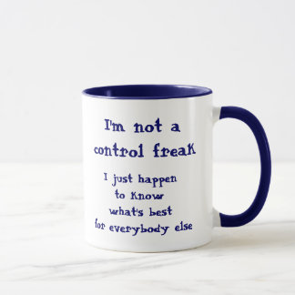 Taza No un obseso del control