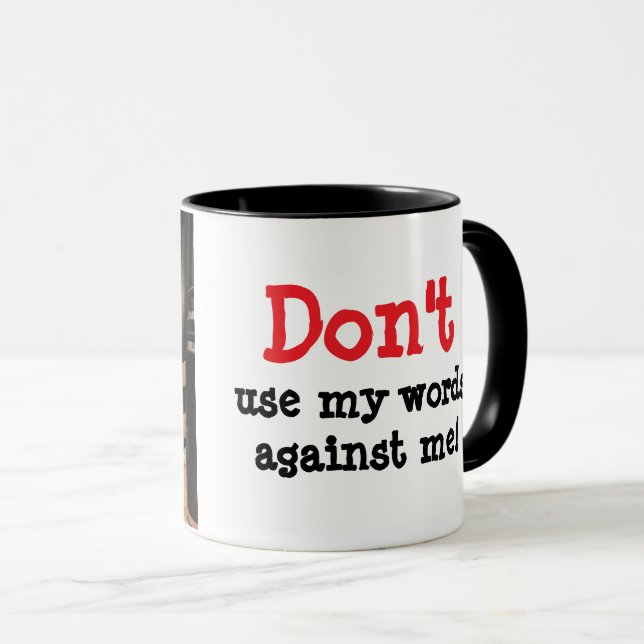 TAZA NO UTILICES MIS PALABRAS CONTRA MAMÁ (Anverso derecho)