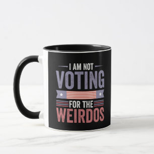 Taza No voy a votar por las raras elecciones republican