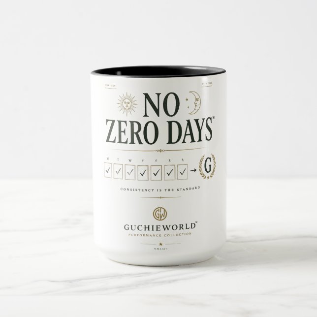 Taza No Zero Days™ | GUCHIEWORLD™ (Centro)