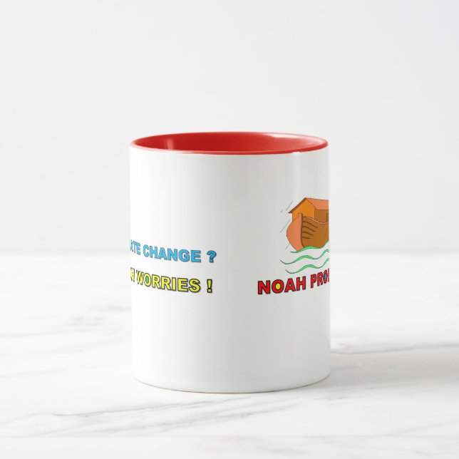Taza Noah se preocupa por Mug (Centro)