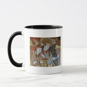 Taza Nobles en la corte de Shah Abbas I