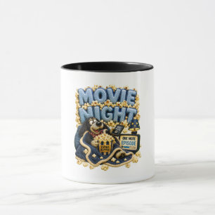 Taza Noche de Cine Por Favor Pausa Divertida y Acogedor