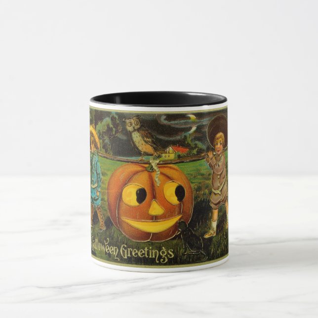 Taza Noche de halloween Jack-o-Lantern para niños (Centro)