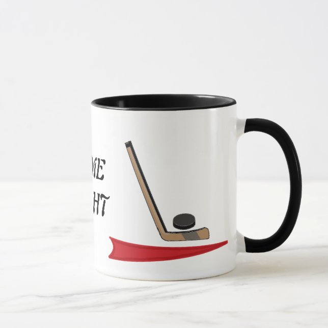 Taza Noche de juego _ Diseño de hockey (Derecha)
