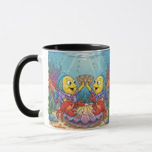 Taza Noche de póquer de peces tropicales: Casino submar