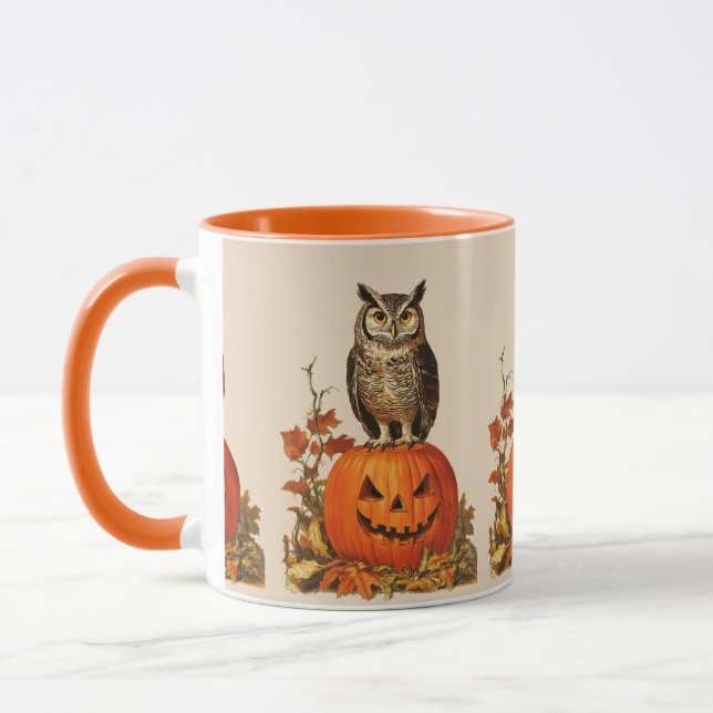 TAZA NOCHE EN SALIDAS DE HALLOWEB Y OTOÑO (Izquierda)