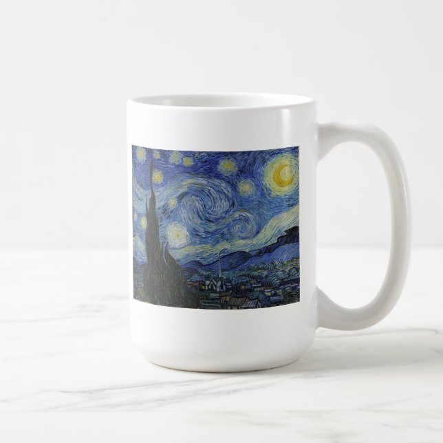 Taza Noche estrellada de Van Gogh (Derecha)