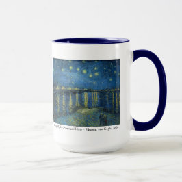 Taza Noche estrellada de Van Gogh Arte de gratitud edif