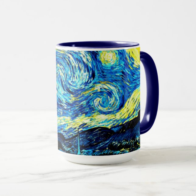 Taza Noche estrellada de Vincent van Gogh (Anverso derecho)