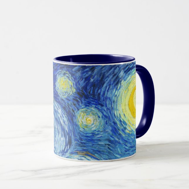 Taza Noche estrellada de Vincent van Gogh (Anverso derecho)