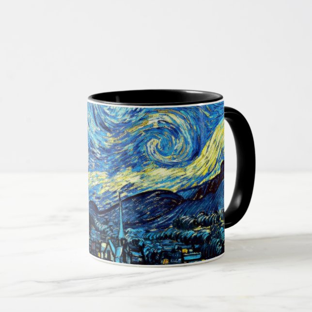 Taza Noche estrellada de Vincent van Gogh (Anverso derecho)