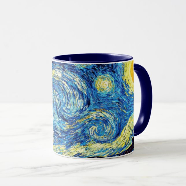 Taza Noche estrellada de Vincent van Gogh (Anverso derecho)