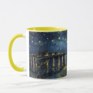 Taza Noche estrellada en el Ródano – Inspirada en 