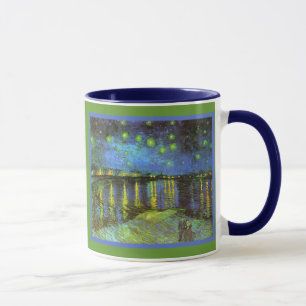 Taza Noche estrellada sobre el río Rhone Van Gogh