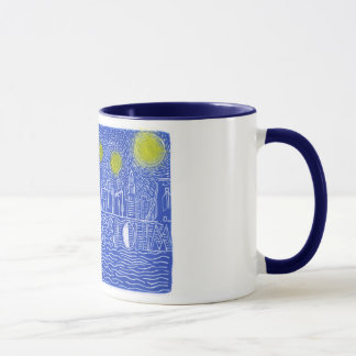 Taza ¿Noche estrellada sobre Nueva York… quién es Juan