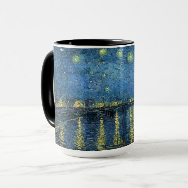 Taza Noche estrellada sobre Rhône-Vincent van Gogh (Anverso izquierdo)