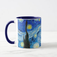 Noche estrellada Van Gogh bebiendo Mug