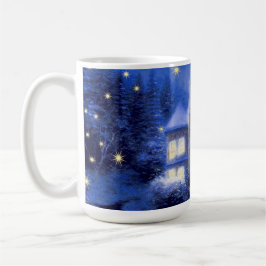 Taza Noche silenciosa. Regalo de pintura de navidades