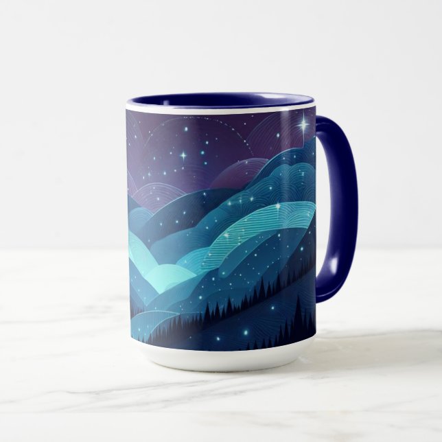 Taza Noche Starry Hills (Anverso derecho)