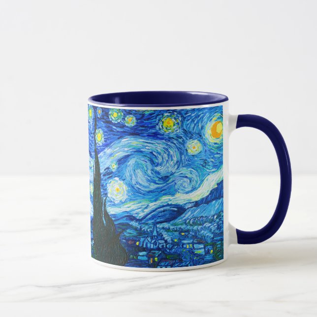 Taza Noche Van Gogh Starry (Derecha)