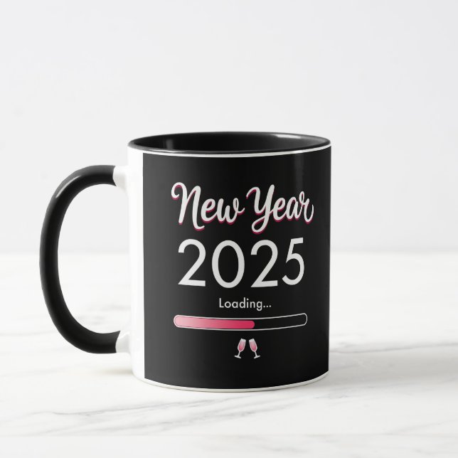 Taza Nochebuena de Año Nuevo 2025 (Izquierda)
