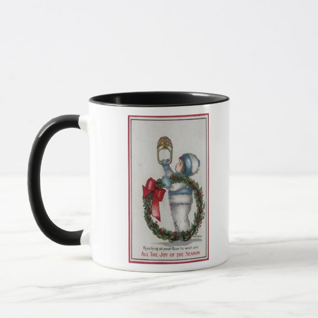 Taza Nochebuena sosteniendo el golpe de la corona (Izquierda)
