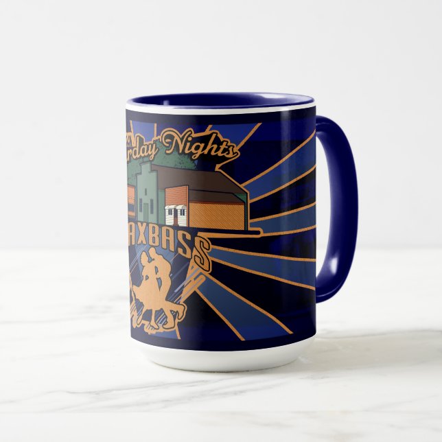 Taza Noches de sábado de Maxbass (Anverso derecho)