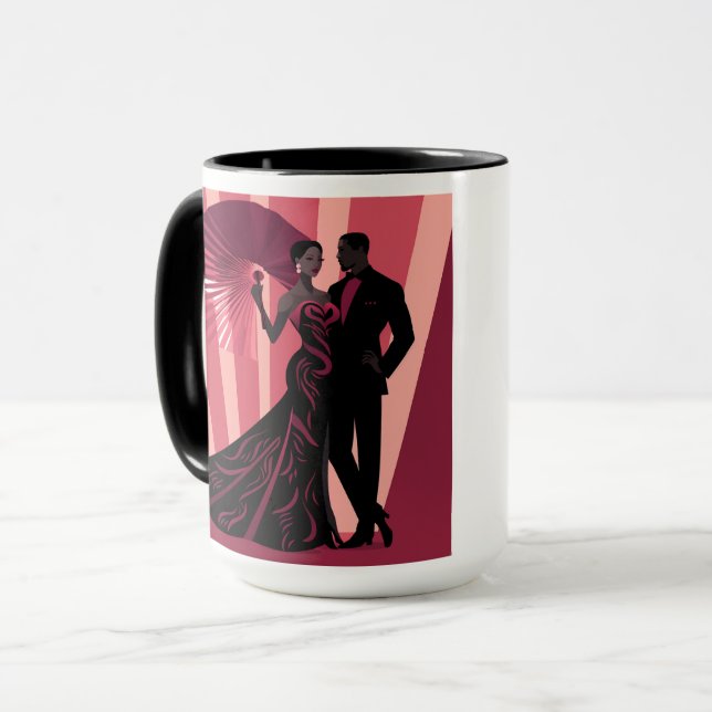 TAZA NOIR ELEGANCE-RED #1 (Anverso izquierdo)