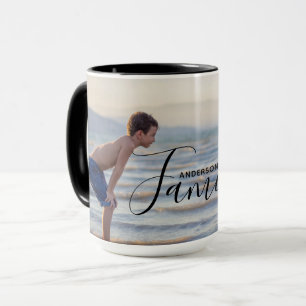 Taza Nombre de familia de Personalizado de plantilla de