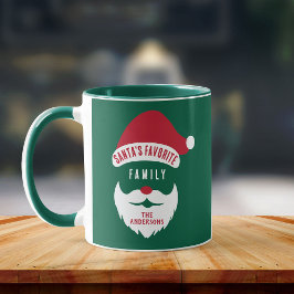 Taza Nombre de familia favorita del personalizado Funny