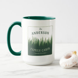Taza Nombre de familia Ubicación de la cabina Bosque de