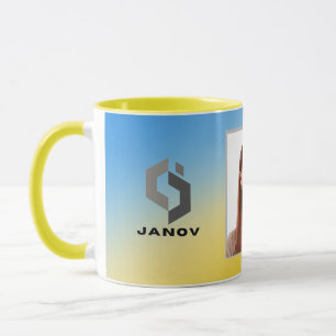 Taza nombre de fondo mágico Personalizado