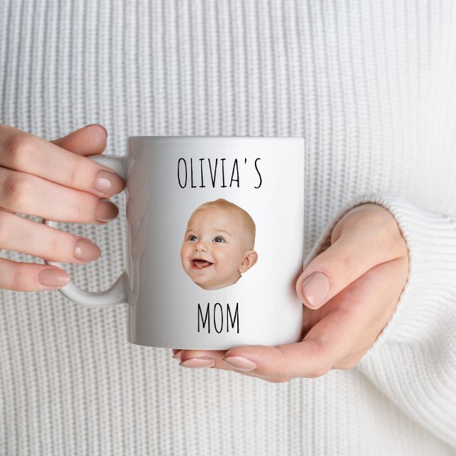 Taza Nombre de foto de bebé personalizado para papá de  (Subido por el creador)