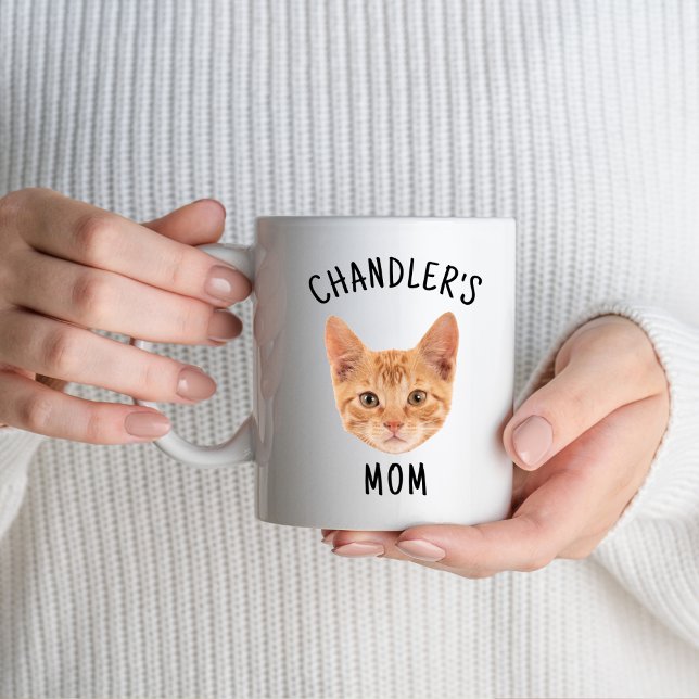 Taza Nombre de la cara del gato lindo Personalizado pro (Subido por el creador)
