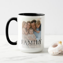Nombre de la familia de tipografía moderna regalo